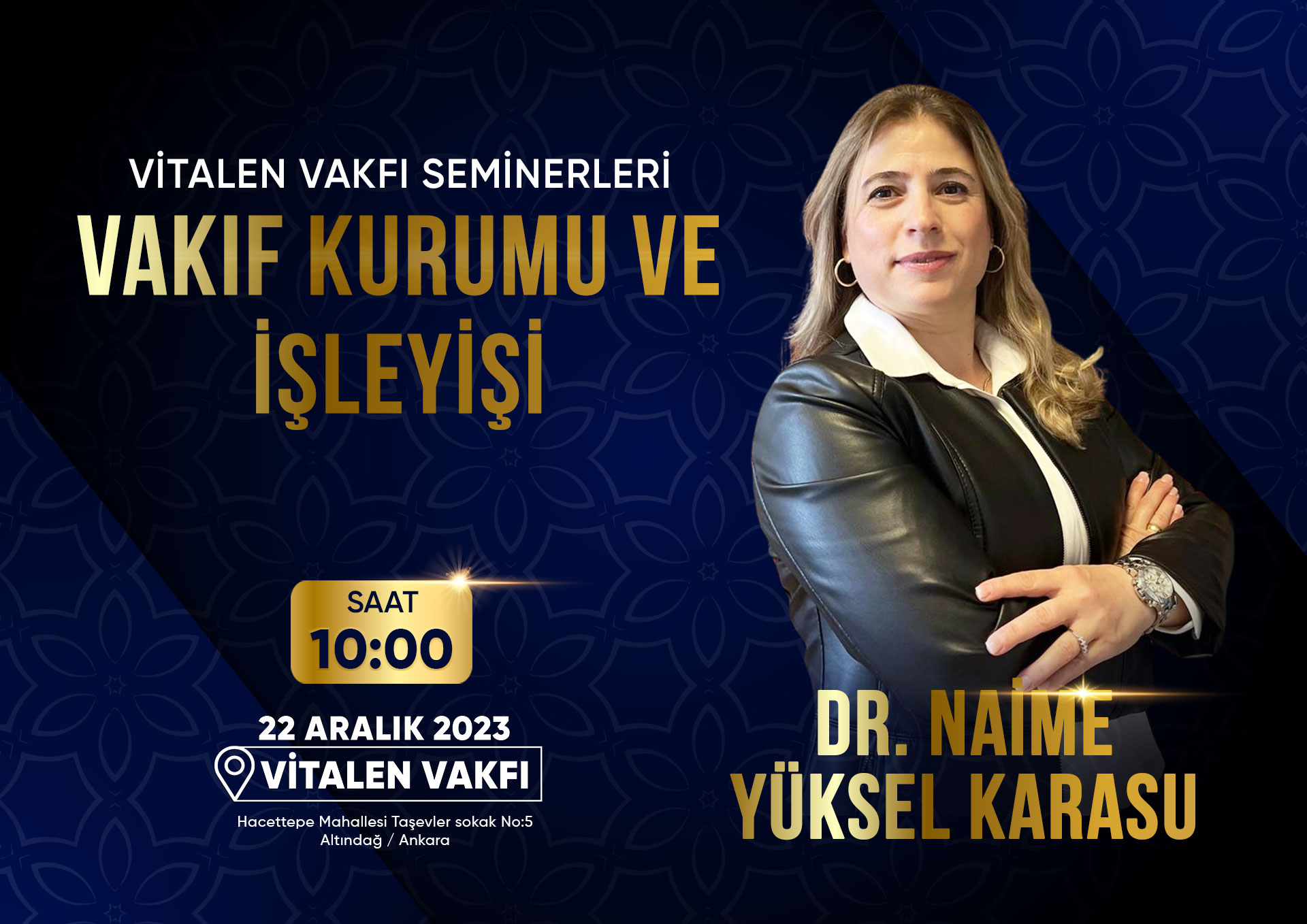  Vitalen Vakfı Seminerleri 